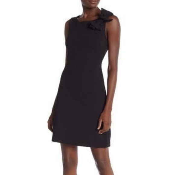Betsey Johnson Dresses & Skirts - Betsey Johnson Dress Sheath Sleeveless Bow Accent Black 2